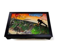 Lap Tray with Bean Bag Cushion, Skateboard Skateboarding Skate Park