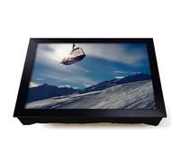 Lap Tray with Bean Bag Cushion, Ski Lift Skiing Snowboarding Alps