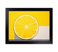 Lap Tray with Bean Bag Cushion, Sliced Lemon Minimalism