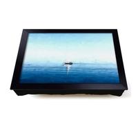 Lap Tray with Bean Bag Cushion, Solo Sailing Boat Across The Sea