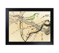 Lap Tray with Bean Bag Cushion, Songbird In A Plum Blossom Tree By Ohara