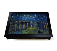 Lap Tray with Bean Bag Cushion, Starry Night Over The Rhone by