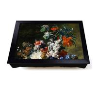 Lap Tray with Bean Bag Cushion, Still Life With Flowers by Jan Van