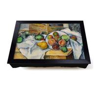 Lap Tray with Bean Bag Cushion, Still Life With Fruit by Paul Cezanne