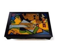 Lap Tray with Bean Bag Cushion, Still Life With Guitar by Juan Gris
