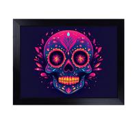 Lap Tray with Bean Bag Cushion, Sugar Skull