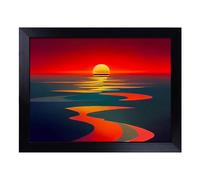 Lap Tray with Bean Bag Cushion, Sunset View