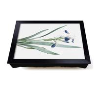 Lap Tray with Bean Bag Cushion, Tall Bearded Iris Flowers by Pierre Joseph