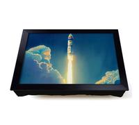 Lap Tray with Bean Bag Cushion, The Bright Spaceship Rocket