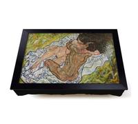 Lap Tray with Bean Bag Cushion, The Embrace by Egon Schiele