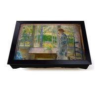 Lap Tray with Bean Bag Cushion, The Goldfish Window by Childe Hassam
