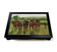 Lap Tray with Bean Bag Cushion, The Horse Riders by Edgar Degas