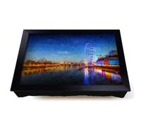 Lap Tray with Bean Bag Cushion, The London Eye & Thames River