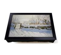 Lap Tray with Bean Bag Cushion, The Magpie by Claude Monet