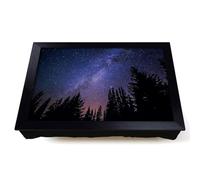 Lap Tray with Bean Bag Cushion, The Milky Way Space Galaxy Forest