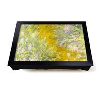 Lap Tray with Bean Bag Cushion, The Path Through The Irises by Claude Monet
