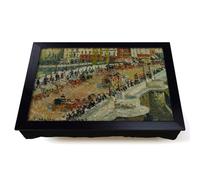 Lap Tray with Bean Bag Cushion, The Pont Neuf by Camille Pissarro