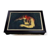 Lap Tray with Bean Bag Cushion, The Vampire by Edvard Munch
