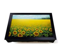 Lap Tray with Bean Bag Cushion, Timeless Sunflower Field