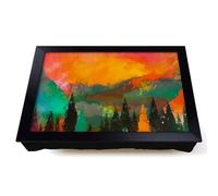Lap Tray with Bean Bag Cushion, Trees At The Foot Of A Setting Sun