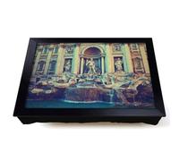 Lap Tray with Bean Bag Cushion, Trevi Fountain Rome Italy
