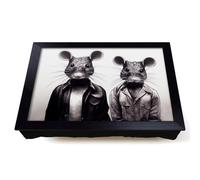 Lap Tray with Bean Bag Cushion, Two Street Rats