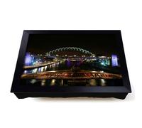 Lap Tray with Bean Bag Cushion, Tyne Bridge Newcastle Art