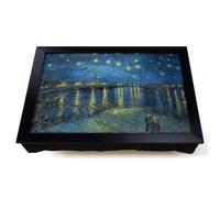 Lap Tray with Bean Bag Cushion, Van Gogh Starry Night over the Rhone