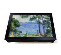Lap Tray with Bean Bag Cushion, View Through The Trees by Paul Cezanne