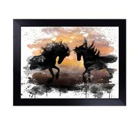 Lap Tray with Bean Bag Cushion, Wild Horses