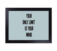 Lap Tray with Bean Bag Cushion, Your Only Limit Typography Quote