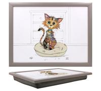 Lap Tray With Bean Bag Kimba Kitten Bug Art Cushioned Laptop Breakfast Bed Tray