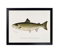 Lap Tray with Cushion | Atlantic Salmon by Sherman F. Denton | Padded Bean Bag Cushion | For Eating, Working, Crafting, Laptop | Portable Table Desk