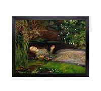 Lap Tray with Cushion | John Everett Millais Ophelia | Padded Bean Bag Cushion | For Eating, Working, Crafting, Laptop | Portable Table Desk