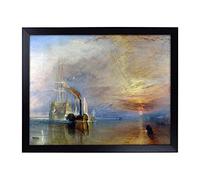 Lap Tray with Cushion | The Fighting Temeraire By Joseph Mallord William Turner | Padded Bean Bag Cushion | For Eating, Working, Crafting, Laptop | Portable Table Desk