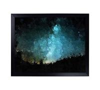 Lap Tray with Cushion | The Milky Way Over Switzerland | Padded Bean Bag Cushion | For Eating, Working, Crafting, Laptop | Portable Table Desk