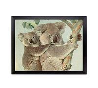 Lap Tray with Cushion | Vintage Karl Ludwig Hartig Koala | Padded Bean Bag Cushion | For Eating, Working, Crafting, Laptop | Portable Table Desk