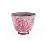 LAPADULA Tea Infuser Old Rock Mud Powder Introduces The National Color Peony Tea Cup Host Guest Ceramic Set Tea Cups