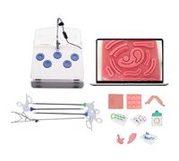 Laparoscopic Simulator - Surgery Practice Model with 30° Straight Rod Camera, 10 Training Modules, 4 Surgical Tools for Virtual Surgeon Training