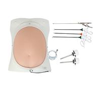 Laparoscopic Surgery Simulator Box - Medical Student Practice Kit with 30° Straight Rod Endoscope, 4 Instruments, 9 Modules, Connects to PC/Mobile/Tablet