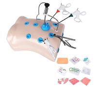 Laparoscopic Surgery Simulator Training Modules, Portable Surgical Skill Trainer Box With Endoscope, Abdominal Cavity, Chest Practice Model For Medical Students & Clinical Traini Model(with-puncture)