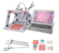 Laparoscopic Surgery Simulator with Realistic Instruments and Virtual Training Modules, Professional Surgical Training Device for Medical Students and Surgeons