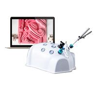 Laparoscopic Surgical Training Box with HD Camera - Connects to PC/Tablet, Includes 9 Training Modules for Medical Simulation