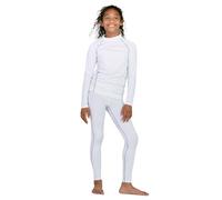 LAPASA Girl's Sports Thermal Underwear Children Base Layer Breathable Top And Botton Soft Kids Long Johns G18, White, 5-6 Years