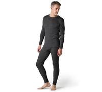 LAPASA Men's 100% Merino Wool Base Layer Set Warm Long Sleeve Thermal Underwear Top & Bottom, Breathable, Soft Thermoflux M31, Dark Heather Grey, XL
