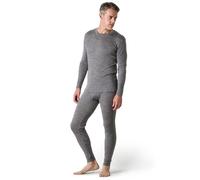 LAPASA Men's 100% Merino Wool Base Layer Set Warm Long Sleeve Thermal Underwear Top & Bottom, Breathable, Soft Thermoflux M31, Heather Grey, M