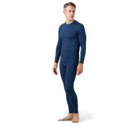 LAPASA Men's Fleece Lined Thermal Underwear Set, Light/Mid/Heavyweight Warm Long Sleeve Long Johns Top and Bottom, Base Layer Set M11/M57/M24,L,Heather Blue (Lightweight)