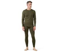 LAPASA Men's Midweight Thermal Underwear Set, Fleece Lined Base Layer Top and Bottom Long Sleeve Warm Long Johns M57, Army Green, XL