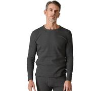 LAPASA Men's Waffle Thermal Top Cotton Long Sleeve Skin-Friendly Base Layer T-Shirt Midweight M58