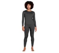 LAPASA Women's Thermal Underwear Set Fleece Lined Base Layer for Ladies Classic Breathable Soft Warm Long Sleeve Top & Bottom,M,100 Lightweight,Dark Heather Grey